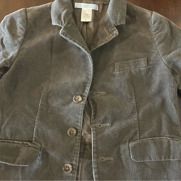 Janie and Jack Boys Gray Corduroy Blazer Jacket Size 2T - Picture 8 of 16
